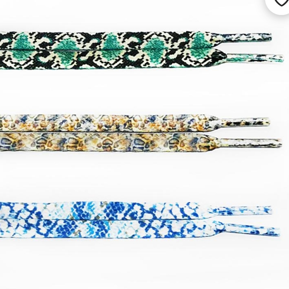 NEW IN PACKAGING RARE NIKE SNAKESKIN SHOE LACES